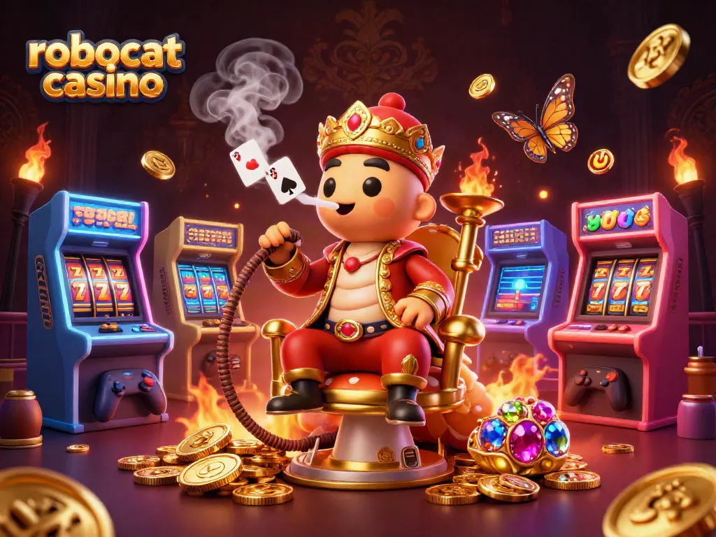Enjoy exciting games at robocat casino with colorful characters and mesmerizing casino elements.