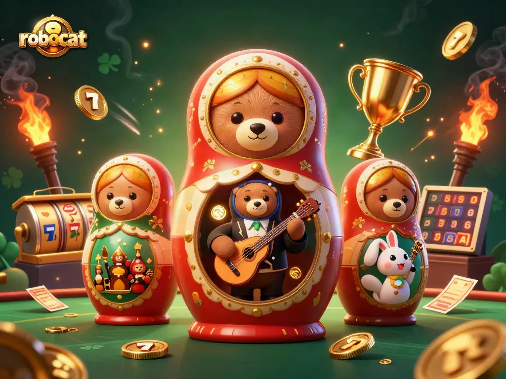 robocat offers players a vibrant 3D casino experience with dynamic elements and engaging characters.